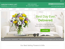 Tablet Screenshot of harlemfloristloft.com